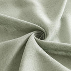 MIULEE Sage Linen Curtains 90 Inch Length 2 Panels for Bedroom Living Room,Green Soft Thick Linen Textured Window Drapes Semi Sheer Light Filtering Back Tab Rod Pocket Burlap Look Decor