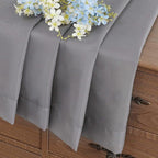 Grey Window Sheer Curtains 54 inch Length, Soft Airy Light Filtering Sheer Curtain 2 Panels Set, Dual Rod Pocket Gauze Drapes for Living Room Bedroom, Charcoal Grey, 2x42Wx54L Inches
