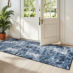 Rugflix 9x12 Area Rugs for Living Room, Washable Beige Grey Large Rug