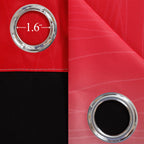 Estelar Textiler Red and Black Ombre Blackout Bedroom Curtains 108 Inches
