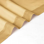 Chyhomenyc Gold Sheer Curtains 30 inch Length 2 Panels, Light Filtering Voile Rod Pocket Short Window Curtians for Bathroom Living Room Farmhouse Small Windows, 42Wx30L inches