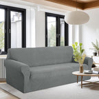 U-NICE HOME Stretch Couch Cover Sofa Cover Sofa Slipcover Furniture Protector for 4 Cushion Couch Sofa Pet Friendly(Oversized Sofa, Grey)
