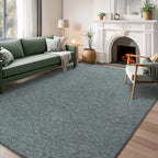 AROGAN 5x7 Area Rugs for Living Room Non Slip Bedroom Rug, Grey & Green