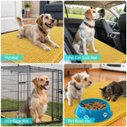 OLANLY Dog Door Mat for Muddy Paws 59x32, Super Absorbent Chenille Mud Mat