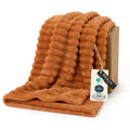 Bedsure Soft Burnt Orange Throw Blanket for Couch Decor Gifts 50"x60"