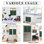 RYB HOME Kitchen Blackout Curtains Over Sink 36 inch Length, Rod Pocket