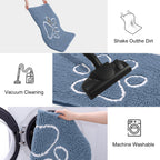 Smiry Dog Door Mat for Muddy Paws, Absorbent Non Slip Dirt Trapper, 48x30