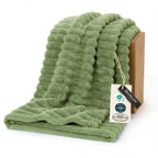Bedsure Soft Reseda Green Throw Blanket for Couch Decor Gifts 50"x60"