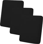 Easy-Going Stretch Individual Chair Couch Cushion Cover Sofa Cushion Furniture Protector Sofa slipcover Soft Flexibility with Elastic Bottom (3-Piece Sofa Cushion Cover, Black)