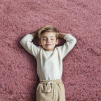 Rugs for Bedroom 4x6, Alfombras para Salas Shag Large Plush Soft Area Rug, Shaggy Carpets for Livingroom, Kids Boys Girls Home Decor Aesthetic(Blush, 4 x 6)