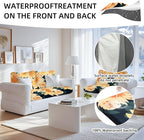Outdoor Cushion Covers Set,8PCS Patio Furniture Couch Seat Slipcovers, Replacement for Sofa Sectional Chair(Cover，Only)