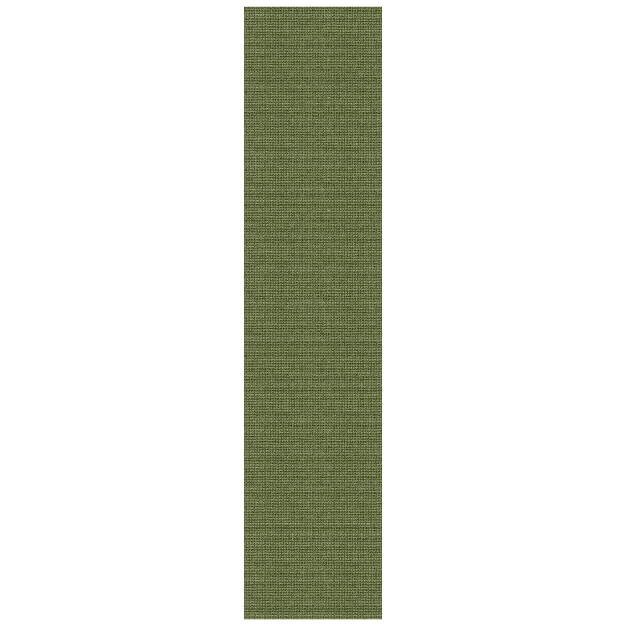 KOZYFLY Long Runners for Hallways 3x12 ft Washable Kitchen Runner Non Slip Rubber Backed Hallway Rugs Cotton Entryway Runner Rug Floor Carpet for Indoor Hall, Kitchen, Olive Green/Earthy Green