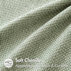 MIULEE Decorative Couch Throw Pillow Covers 20x20 Inch Light Green 2 Pack