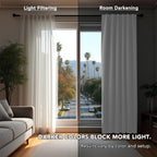 Deconovo Blackout Curtains for Bedroom, Living Room Curtains 72 Inches Long