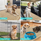 OLANLY Dog Door Mat for Muddy Paws 45x27, Absorbs Moisture and Dirt, Absorbent Non-Slip Washable Doormat, Quick Dry Chenille Mud Mat for Dogs, Entry Indoor Entryway Carpet for Inside Floor, Beige