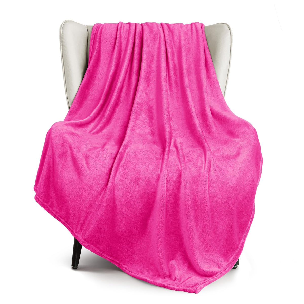 Exclusivo Mezcla Soft Fleece Throw Blanket for Couch, Teal