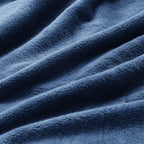 BEDELITE Fleece Blanket Soft Plush King Size Bed Blanket Navy 108"x90"