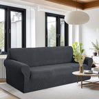 U-NICE HOME Oversized Stretch Couch Cover Slipcover, Dark Grey