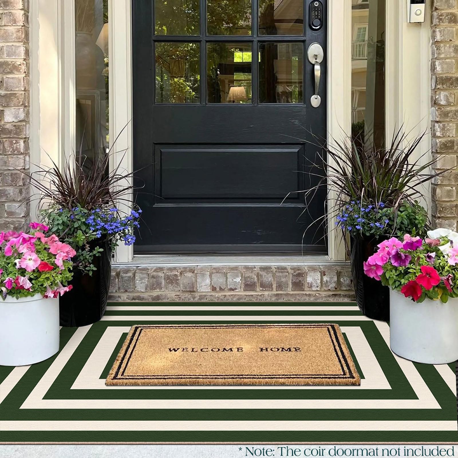 Othilic 3x5 Modern Entry Rug - Washable Indoor Outdoor Mats for Front Door