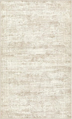 UERMEI 3x5 Area Rug Living Room Rugs - Washable Neutral Modern Abstract Soft Thin Rug Indoor Floor No Slip Rug Carpet for Bedroom Under Dining Table Home Office Decor - Beige/Brown