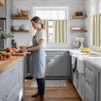 RYB HOME 100% Blackout Short Curtains for Small Window, Thermal Insulated