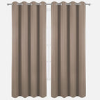 LEMOMO Cappuccino Thermal Blackout Curtains/52 x 95 Inch/Set of 2 Panels Room Darkening Curtains for Bedroom