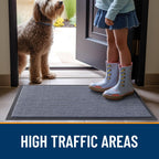 OLANLY Front Door Mat 71x23, Waterproof Heavy-Duty Indoor Outdoor Doormat