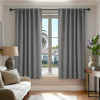 Deconovo Blackout Curtains for Bedroom, Living Room Curtains 45 Inches Long