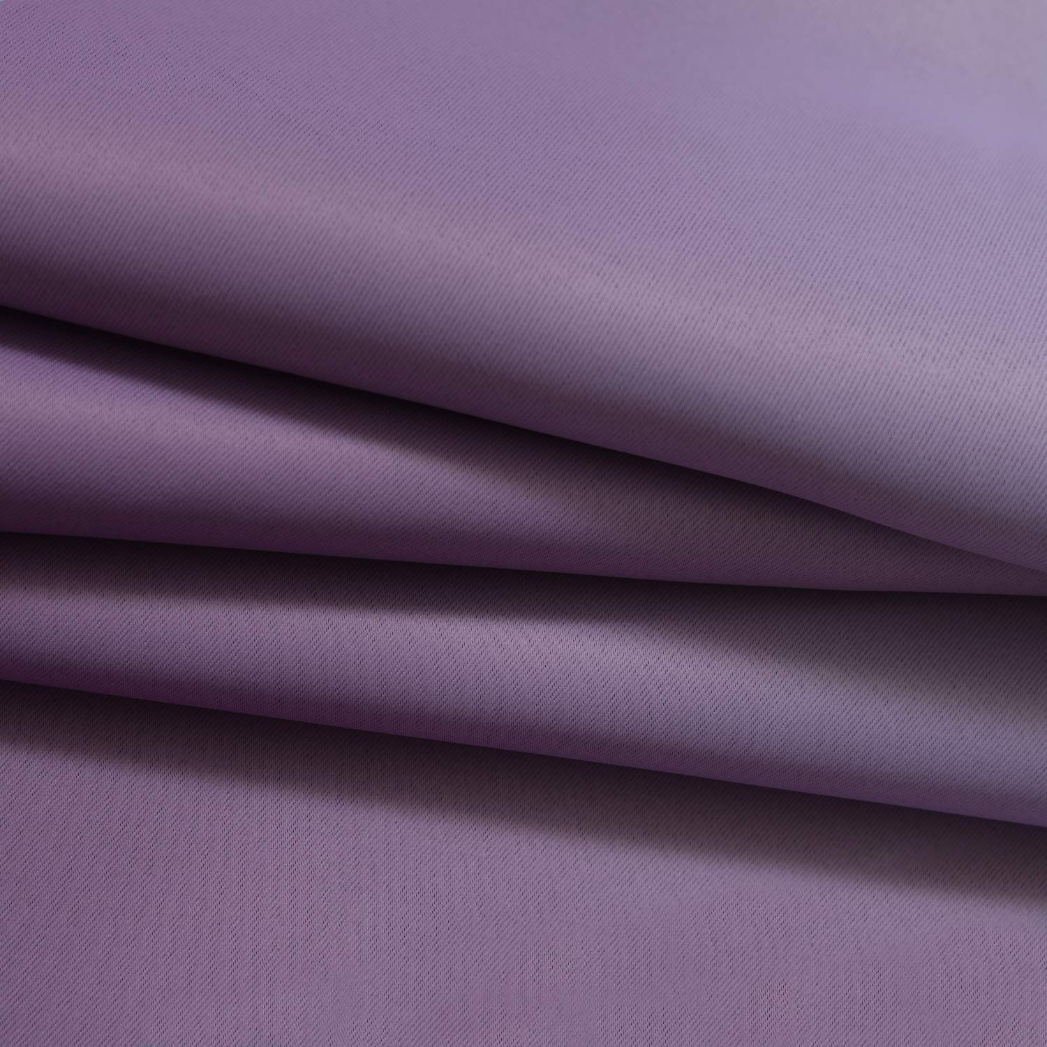 Yakamok Ombre Curtains Purple and Greyish White for Living Room,52Wx84L