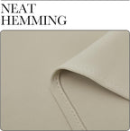 NICETOWN Thermal Insulated Grommet Room Darkening Curtains/Draperies/Panels for Bedroom (Cream, 2 Panels, W42 x L63 inches)