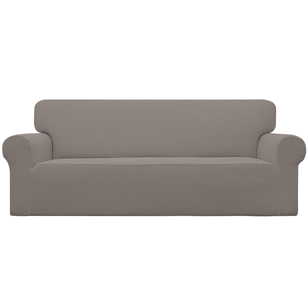 Easy-Going Stretch Oversized Sofa Couch Slipcover Washable Taupe