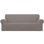 Easy-Going Stretch Oversized Sofa Couch Slipcover Washable Taupe