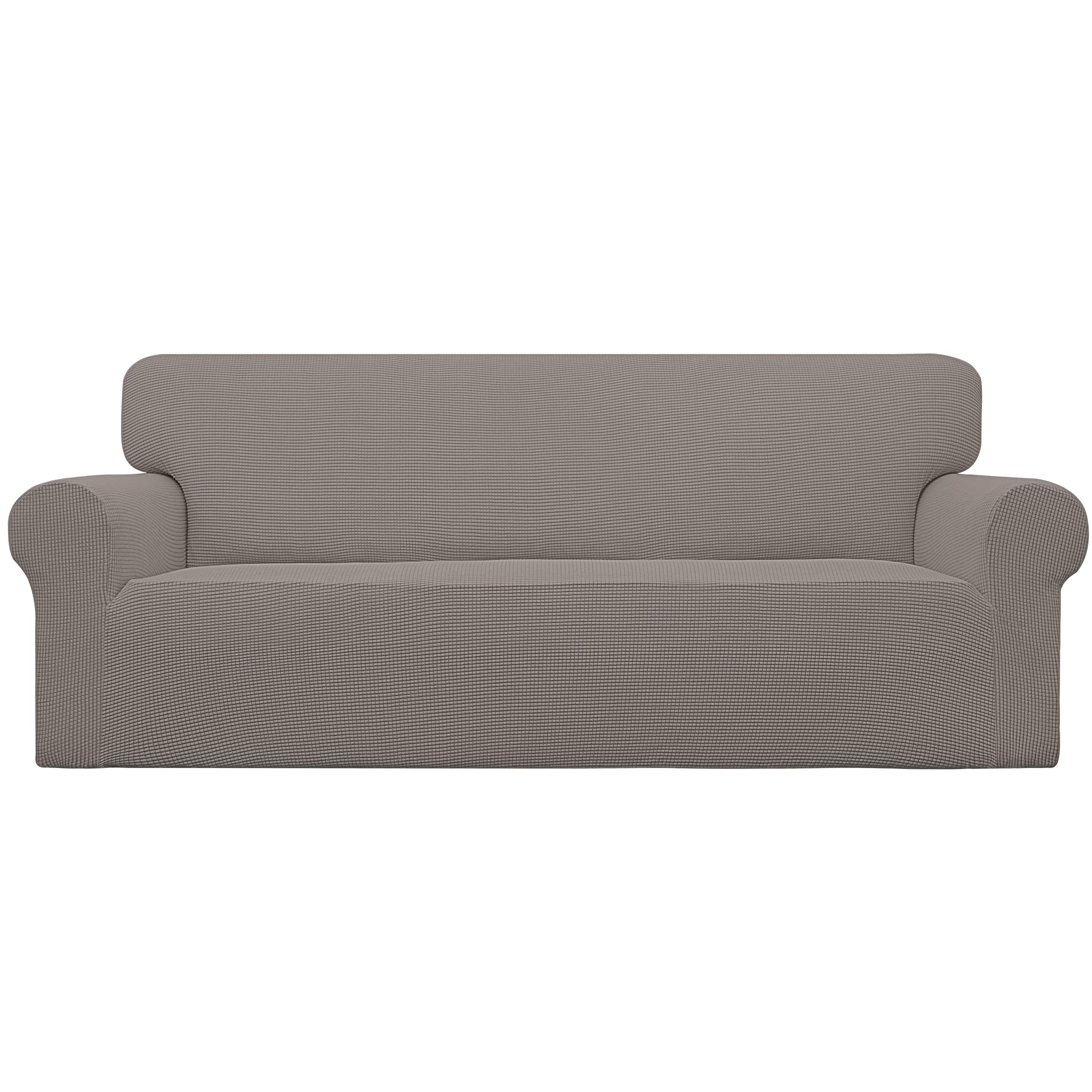Easy-Going Stretch Oversized Sofa Couch Slipcover Washable Taupe
