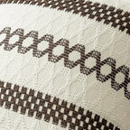 MIULEE Set of 2 Dark Brown Boho Decorative Pillow Covers 20x20 Inch Farmhouse Rustic Couch Throw Pillows Modern Spring Cotton Cushion Covers Retro Cute Macrame Woven Home Decor for Bed Sofa Chair
