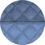 PureFit Reversible Quilted Sofa Cover, Water Resistant Slipcover Furniture Protector, Washable Couch Cover with Non Slip and Elastic Straps for Kids, Dogs, Pets (Chair, Dark Blue/Light Blue)
