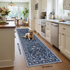 HEBE Hallway Runner Rug 2'x8', Washable Non Slip Kitchen Rug Runner