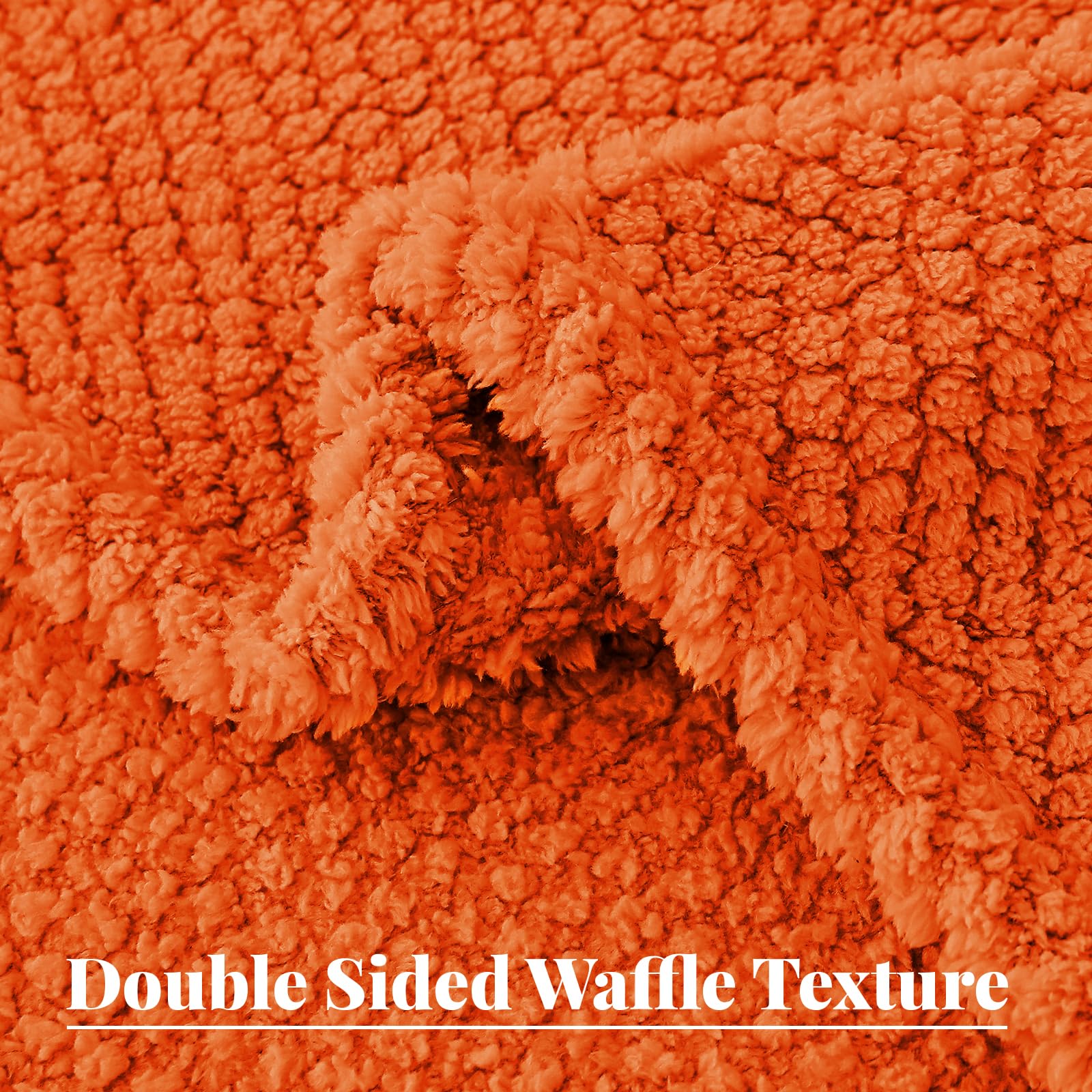 Whale Flotilla Soft Fleece Twin Size Bed Blanket, Burnt Orange