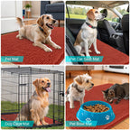 OLANLY Dog Door Mat for Muddy Paws 40x24, Super Absorbent Chenille Mud Mat