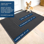 OLANLY Front Door Mat 59x30, Waterproof Heavy-Duty Indoor Outdoor Doormat