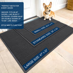 OLANLY Front Door Mat 71x47, Waterproof Heavy-Duty Indoor Outdoor Doormat