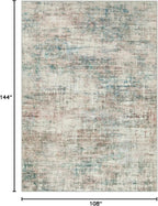 9x12 Area Rugs Washable Rug: Modern Abstract Living Room Rug Soft Anti-Skid Thin Carpet Indoor Floor Non-Shedding Carpets for Bedroom Dining Room Farmhouse Nursery Home Office Multi Color