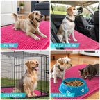 OLANLY Dog Door Mat for Muddy Paws 30x17, Super Absorbent Chenille Mud Mat