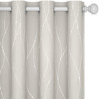 Deconovo Living Room Curtains 108 Inch Long, Blackout Curtains for Bedroom