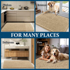 OLANLY Dog Door Mat for Muddy Paws 40x24, Super Absorbent Chenille Mud Mat