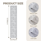 Restydon 2'6 x 12' Runner Rug Non Slip,Washable Kitchen Rugs,Grey