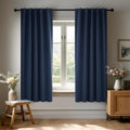 Deconovo Blackout Curtains for Bedroom, Living Room Curtains 45 Inches Long
