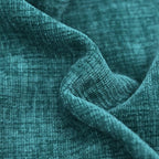 CaliTime Throw Pillow Covers Decorative 12 X 20 Inches Pack of 2 Cozy Chenille Cushion Cases for Couch Sofa Bed Living Room Home Teal