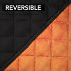Easy-Going Oversized Recliner Chair Slipcover Reversible Sofa Cover Water Resistant Couch Cover Furniture Protector with Elastic Straps for Pets Dog (Oversized Recliner, Orange/Black)