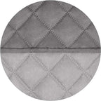 PureFit Reversible Quilted Sofa Cover, Water Resistant Slipcover Furniture Protector, Washable Couch Cover with Non Slip Foam and Elastic Straps for Kids, Dogs, Pets (Chair, Gray/Light Gray) Small