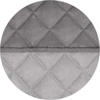 PureFit Reversible Quilted Sofa Cover, Water Resistant Medium Slipcover Furniture Protector, Washable Couch Cover with Non Slip Foam and Elastic Straps for Kids, Dogs, Pets (Loveseat, Gray/Light Gray)